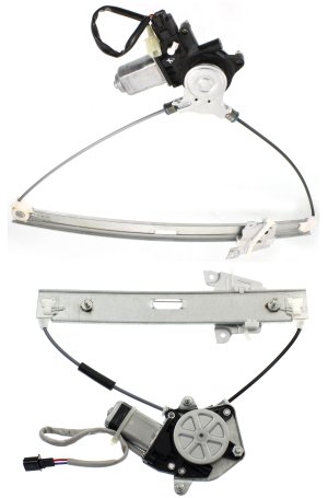 Front and Rear Window Regulator Set with Motor for 2001-2007 Ford Escape / 2005-2007 Mariner, Right (Passenger) Side, Power, Replacement