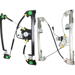 Front and Rear Window Regulator Set for Ford F-150 2004-2008 and Mark LT 2006-2008, Right (Passenger), Power with Motor, Replacement
