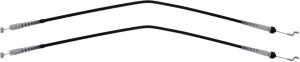 Front Door Latch for Ford F-Series 1992-1997, Right (Passenger) and Left (Driver), Latch Cable, Inside, Replacement Pair/Set - Fits F150, F250, F350, F450, F550
