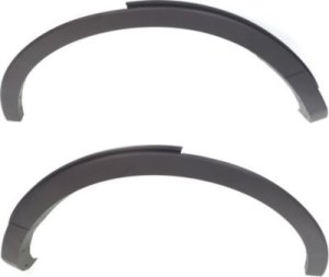 Rear Wheel Opening Molding Pair/Set for Ford Explorer 2011-2019, Police Interceptor Utility 2013-2019, Right (Passenger) and Left (Driver), Textured Replacement