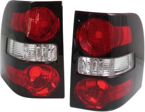 Tail Light Pair/Set for 2006-2010 Ford Explorer, Right (Passenger) and Left (Driver) Side, Lens and Housing, Replacement