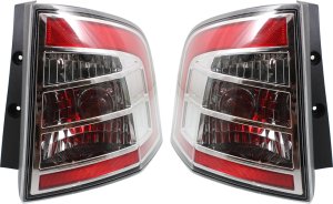 Tail Light Assembly Pair/Set for Ford Edge 2007-2010, Right (Passenger) and Left (Driver), Excludes 2009-2010 Sport Model, Replacement