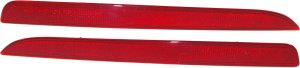 Rear Bumper Reflector Light Pair/Set for 2016-2019 Ford Explorer / Police Interceptor Utility, Right (Passenger) and Left (Driver), Replacement