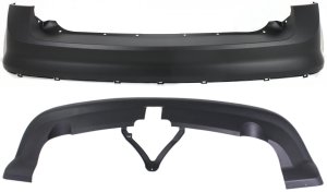 Rear Bumper Cover Set for 2007-2010 Ford Edge, Set of 2, Upper and Lower Replacement