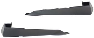 Rear Bumper End Replacement Pair/Set for Ford Expedition 2007-2017, Right (Passenger) and Left (Driver) Extensions, Without Wheel Opening Moldings, Suitable for EL/Max Models