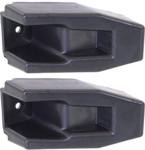Rear Bumper Bracket Pair/Set for Ford Focus 2012-2018, Right (Passenger) and Left (Driver) Support, Excludes RS/ST Models, Fits Hatchback/Sedan, Replacement