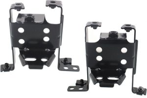 Front Bumper Bracket Pair/Set for GMC Sierra 2500 HD/3500 HD 2011-2014, Inner, Right (Passenger) and Left (Driver), Replacement