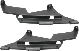 Headlight Lower Mounting Bracket Pair/Set for GMC Sierra 1500 (2007-2013) & 2500HD/3500HD (2007-2014), Right (Passenger) & Left (Driver), Replacement
