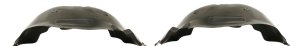 Front Fender Liner Pair/Set for 2007-2010 GMC Sierra 2500 HD/3500 HD, Right (Passenger) and Left (Driver) Side Replacement