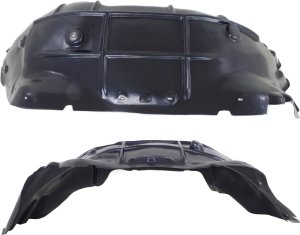 Front Fender Liner Pair/Set for 2015-2019 GMC Sierra 2500 HD/3500 HD, Right (Passenger) and Left (Driver), Denali Model, Replacement