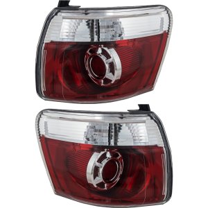 LED Tail Light Assembly Pair/Set for 2007-2012 GMC Acadia, Right (Passenger) and Left (Driver) Replacement