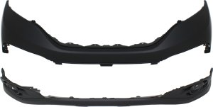 Front Bumper Cover Set for Honda CR-V 2012-2014, Upper and Lower Replacement