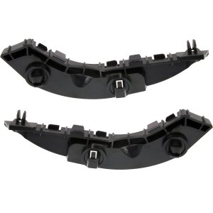 Front Bumper Bracket Right (Passenger) and Left (Driver) Bumper Stay Pair/Set for 2006-2011 Honda Civic Sedan, Plastic Replacement