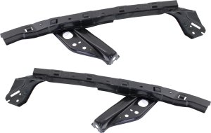 Front Bumper Bracket Pair/Set for 2012-2015 Honda Civic, Right (Passenger) and Left (Driver), Upper Cover, Applicable for Coupe (2012-2013)/Hybrid/Sedan Models, Replacement