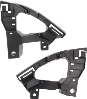 Front Bumper Bracket Pair/Set for 2016-2018 Honda HR-V, Right (Passenger) and Left (Driver) Side Cover Beam, Plastic Replacement