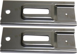 Front Bumper Bracket Pair/Set for Hyundai Accent 2012-2017, Includes Right (Passenger) and Left (Driver) Bumper Supports, Steel Replacement