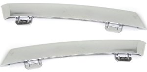 Upper Grille Molding for 2007-2009 Honda CR-V EX/EX-L Models, Pair/Set of 2, Right (Passenger), Left (Driver), Chrome, Japan Built, Replacement