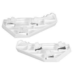 Front Bumper Support Pair/Set for 2002-2006 Honda CR-V, Includes Right (Passenger) and Left (Driver) Plastic Side Spacers for Light Replacement