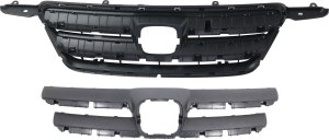 Grille Set for 2005-2006 Honda CR-V, Inner and Outer, Paintable Shell and Insert, Japan Built, Replacement