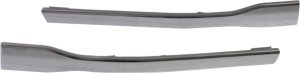 Grille Molding Pair/Set for Honda Pilot 2012-2015, Right (Passenger) and Left (Driver), Center Lower Bar, Chrome Replacement