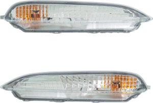 Pilot Signal Light Assembly Pair/Set for 2016-2018, Right (Passenger) and Left (Driver) Replacement, w/ Park Lights