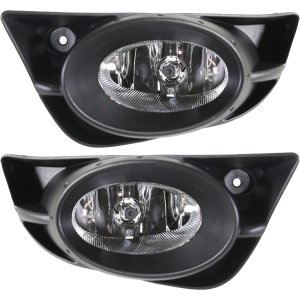 Front Fog Light Assembly Pair/Set for Fits 2009-2011 Auto Multiples, Right (Passenger) and Left (Driver), Factory Installed, Replacement