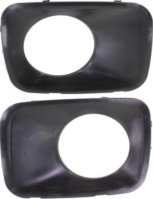 Front Fog Light Molding Pair/Set for Pilot, 2009-2011, Right (Passenger) and Left (Driver), Primed (Ready to Paint) - Replacement Set