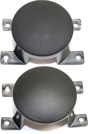 Pair/Set - Fog Light Cover for Honda Odyssey 2018-2022, Pilot 2016-2021, LX Model, Right (Passenger) and Left (Driver), Cap Hole Cover, Textured Black, Replacement