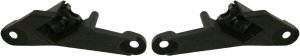 Headlight Bracket Pair/Set for Honda Accord 2008-2015, Upper, Plastic, Right (Passenger) & Left (Driver), Excluding Hybrid Model, Sedan Replacement