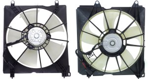 Radiator Fan Assembly Pair/Set for 2013-2017 Acura Accord, Right (Passenger) and Left (Driver), 4 Cylinder, Excludes Hybrid Model, Coupe LX-S/Sedan, Toyo Brand Replacement