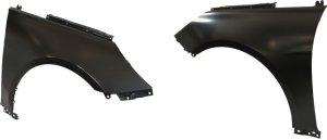 Front Fender Pair/Set for Hyundai Sonata 2011-2015, Right (Passenger) and Left (Driver), Primed (Ready to Paint), Hybrid Model Replacement