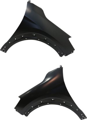 Front Fender Pair/Set for Hyundai Tucson (2016-2021), Right (Passenger) and Left (Driver), Primed (Ready to Paint), Steel Replacement
