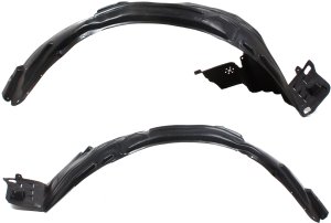 Front Fender Liner Pair/Set for Honda Odyssey 2008-2010, Right (Passenger) and Left (Driver), Replacement