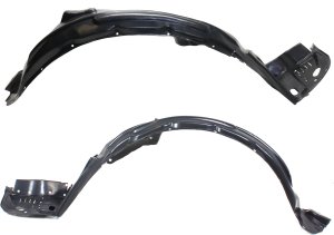 Pair/Set - Front Fender Liner for 2008-2012 Honda Accord Coupe, Right (Passenger) and Left (Driver) Side, Replacement