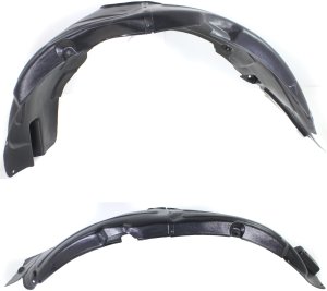 Front Fender Liner Pair/Set for Hyundai Tucson 2010-2013, Right (Passenger) and Left (Driver) Side Replacement