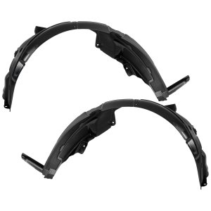 Front Fender Liner Pair/Set for Hyundai Accent 2013-2017, Right (Passenger) and Left (Driver), Hatchback/Sedan 2014-2017, from 6-10-2013 Replacement
