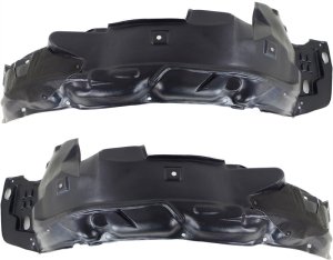 Front Fender Liner Replacement Pair/Set for Honda Civic 2012-2015, Right (Passenger) and Left (Driver), Coupe/(Sedan, Canadian/USA Built Vehicle), with Insulation Foam