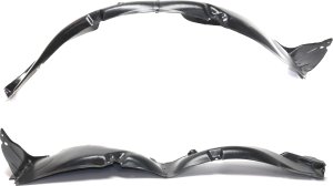 Front Fender Liner Pair/Set for Hyundai Veloster 2012-2013, Right (Passenger) and Left (Driver), with no Turbo until 4-30-13, Replacement