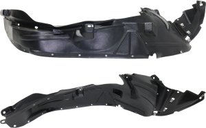 Front Fender Liner Pair/Set for Honda Ridgeline 2012-2014, Right (Passenger) and Left (Driver), Replacement