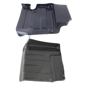 Engine Splash Shield Pair/Set for Hyundai Elantra/Elantra Coupe 2014-2016, Right (Passenger) and Left (Driver) Under Cover, Sedan - Korea/USA Built, Replacement