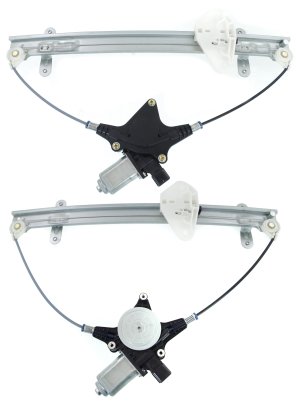 Front and Rear Power Window Regulator with Motor Set for 2006-2014 Honda Ridgeline, Left (Driver) Replacement