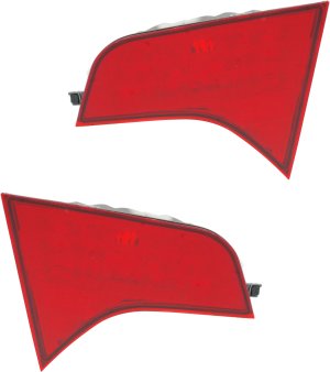 Tail Light Pair/Set for 2006-2011 Honda Civic Sedan, Right (Passenger) and Left (Driver), Inner, Lens and Housing Replacement