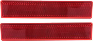Rear Bumper Reflector Pair/Set for Honda Pilot 2006-2008, Right (Passenger) and Left (Driver), Replacement