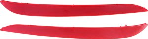 Rear Bumper Reflector Light Pair/Set for Hyundai Sonata 2015-2017, Right (Passenger) and Left (Driver) Sides, Excludes Hybrid Model, Replacement