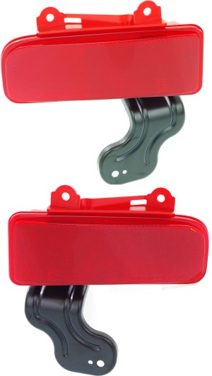 Rear Bumper Reflector Light Pair/Set for 2015-2016 Honda CR-V, Right (Passenger) and Left (Driver) Side, Replacement