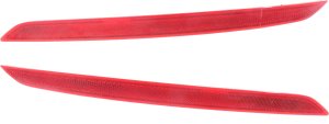 Rear Bumper Reflector Lights for Hyundai Elantra 2017-2018, Right (Passenger) and Left (Driver), Pair/Set of 2, Excludes Sport Model, Replacement