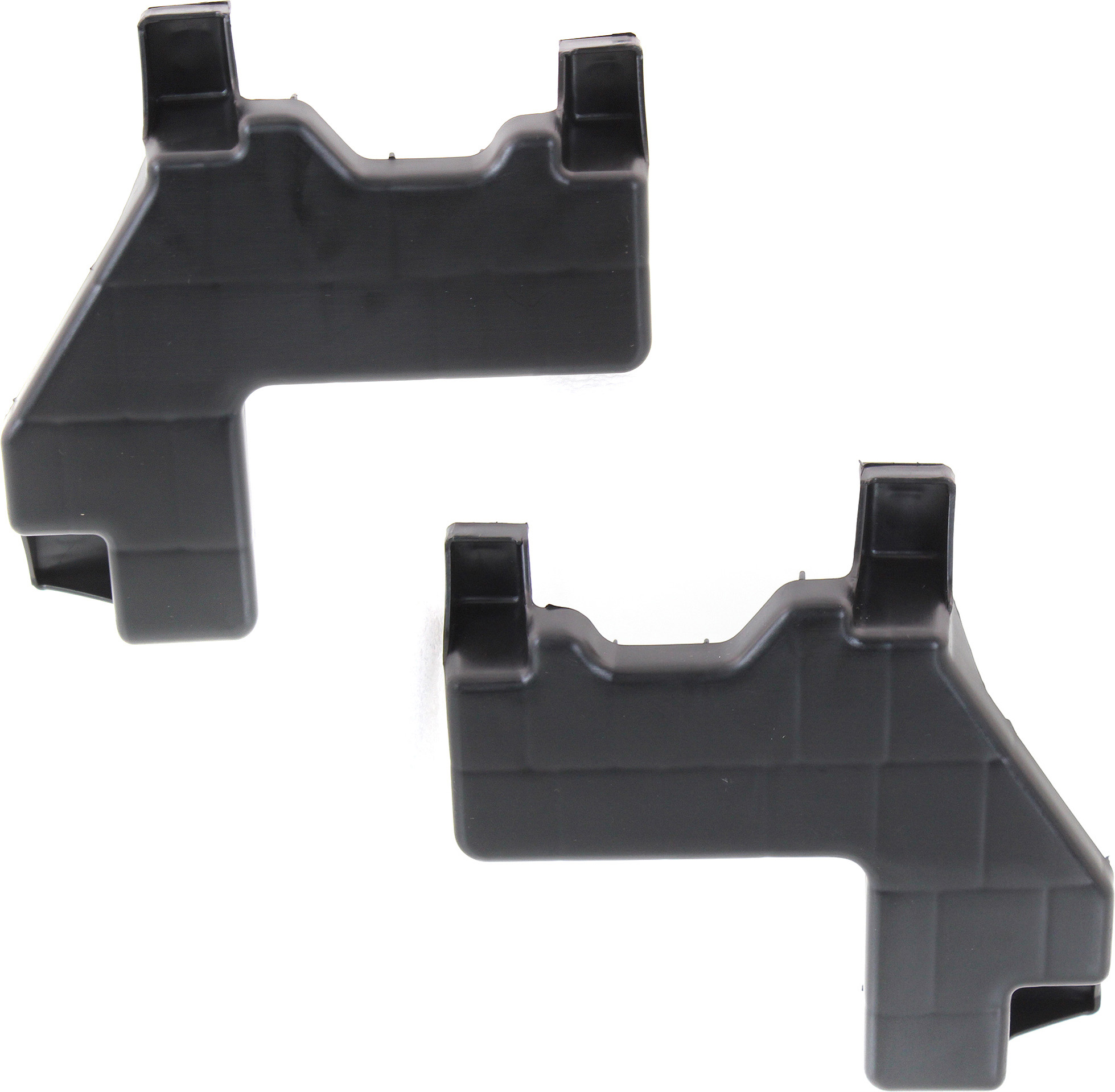 Pair/Set - Rear Bumper Support for Honda Odyssey 2011-2017, Right (Passenger) and Left (Driver) Cover Spacer Set, Replacement