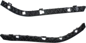 Rear Bumper Bracket Pair/Set for Hyundai Accent 2012-2017, Right (Passenger) and Left (Driver) Side Mounting Bracket, Plastic, Sedan Replacement