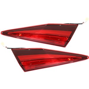 Tail Light Assembly Pair/Set for Honda Civic 2016-2021, Inner, Right (Passenger) and Left (Driver) Side, Replacement