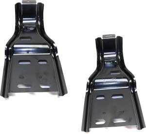 Front Bumper Reinforcement Bracket Pair/Set for INFINITI Q50 (2014-2023), Right (Passenger) & Left (Driver), Steel, Pair/Set of 2, Replacement